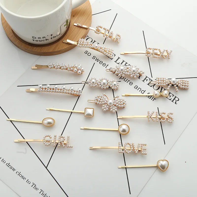 Заколка для волос со стразами