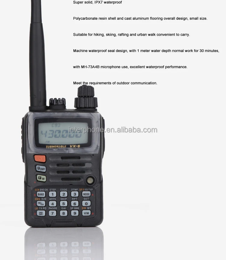 Wholesale YAESU VX-6R Radio - Dual-Band FM Transceiver