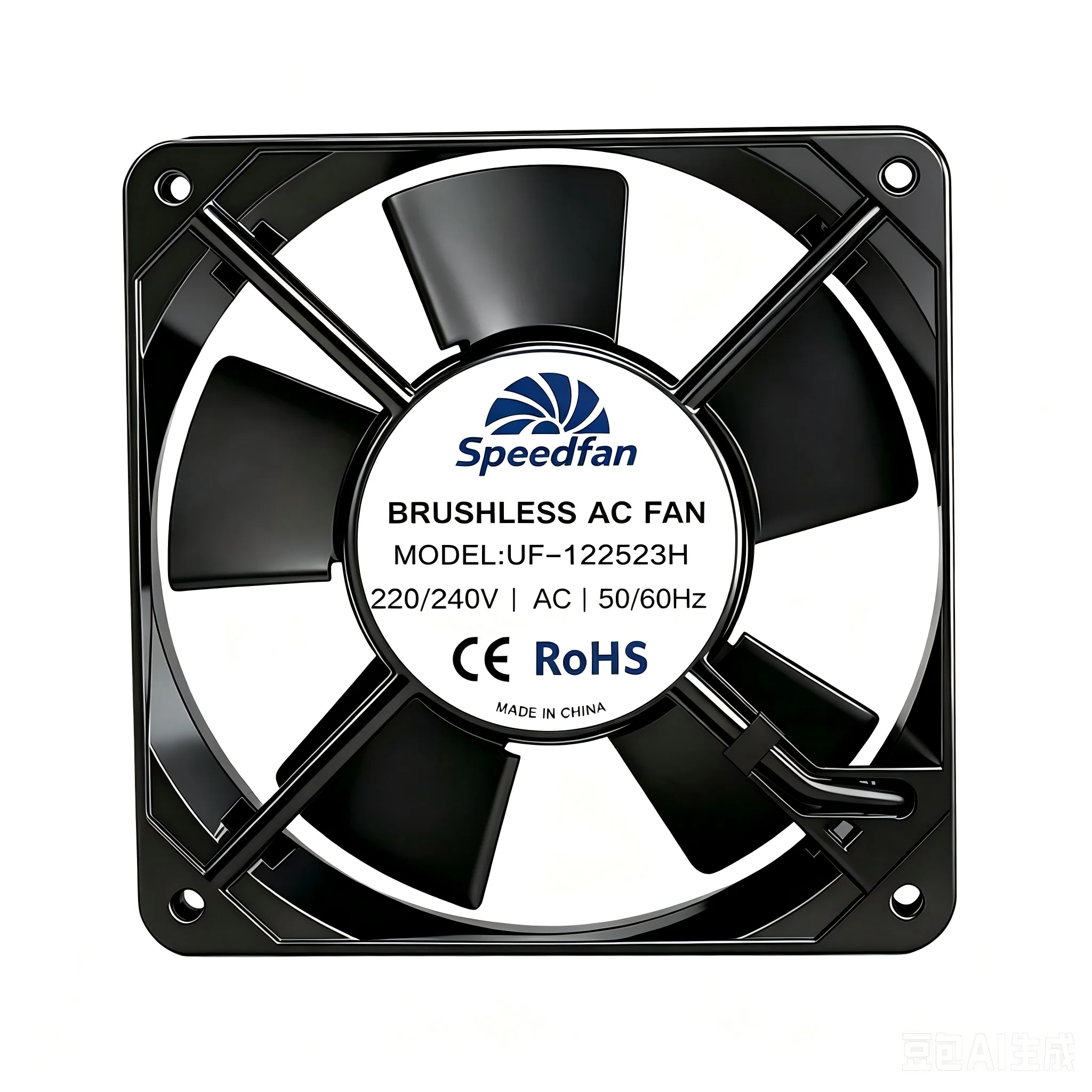 Cooling Fan, 120x120x25mm, 230V, 240V, Brushless - detail 2