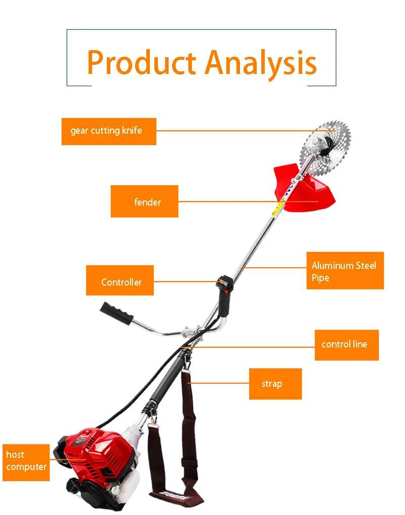 Factory Drawell Lawn Mowers Wholesale 4 Stroke Engine Power 3.85kw 30