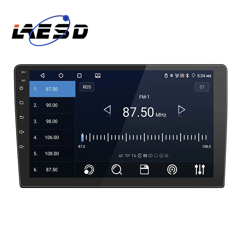RK3326 Double Din Head Unit 9 Inch Android Car Stereo - 4GB RAM