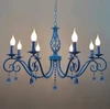 8 luci con cristallo
