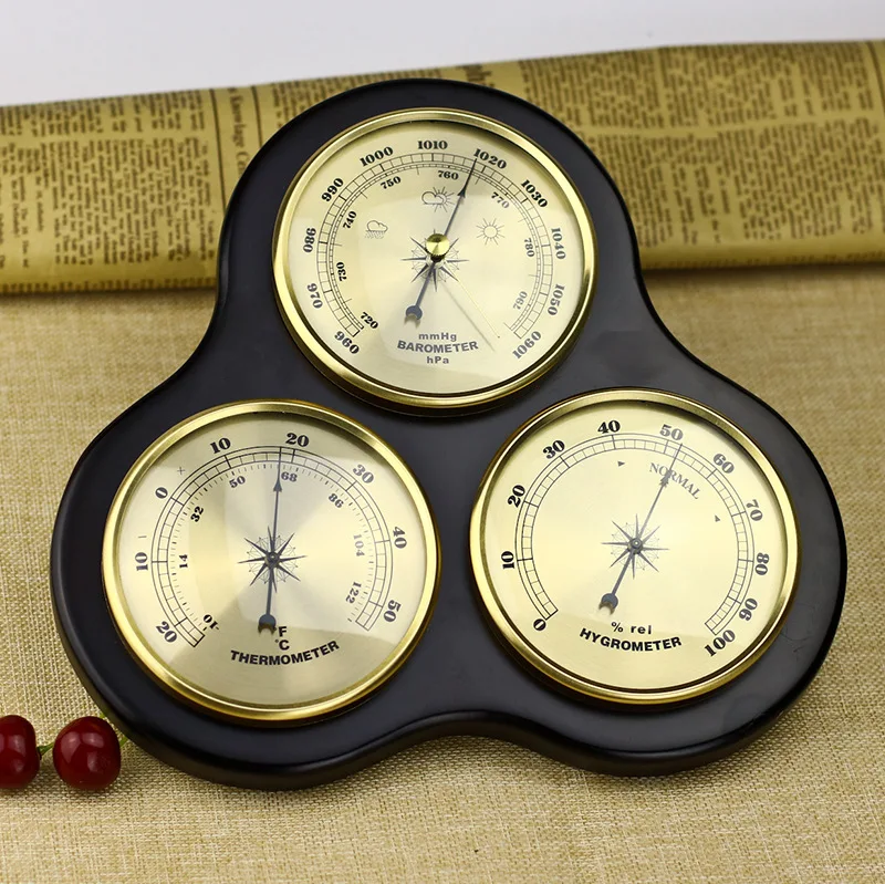 Good Quality Metal Handicraft Clock Barometer Thermometer Hygrometer Accessories