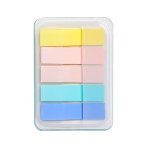 NEW Colorful Self-Adhesive Sticky Notes Strongly Laid Bright Colors Self-Stick Memo Pads Sets Bookmarks for School Office Use