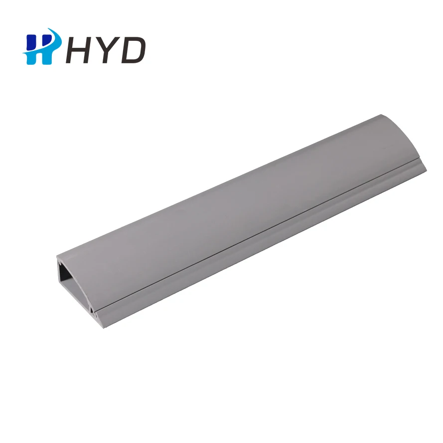 Triangle PVC Cable Trunking Waterproof and Flameproof Slotted Floor Corner Wiring Duct