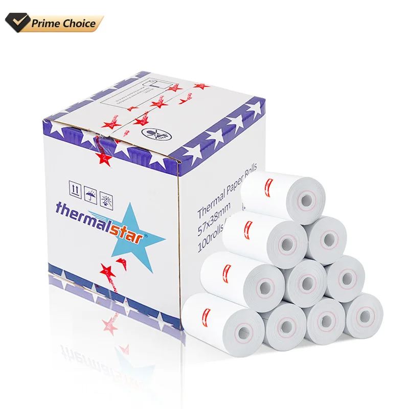 Alibaba.com: 80mm x 50m thermal till rolls, 57x40mm custom size, 100 ...