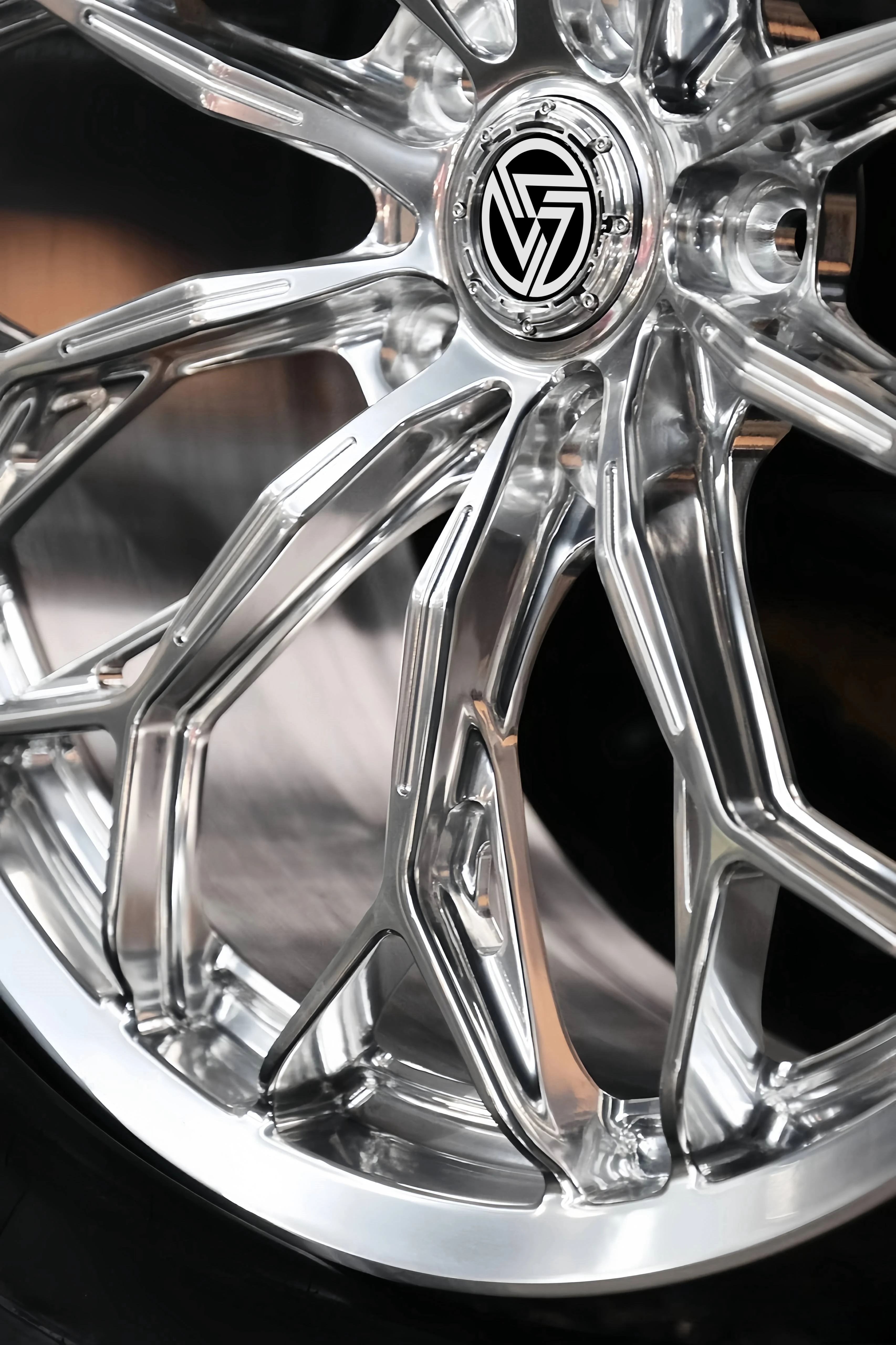 XINLAI Custom Deep Dish Brushed Polished Chrome 5x120 5x114.3 18-24Inch 1-piece Forged Aluminum Alloy Car Wheel for BMW AUDI - Image 3