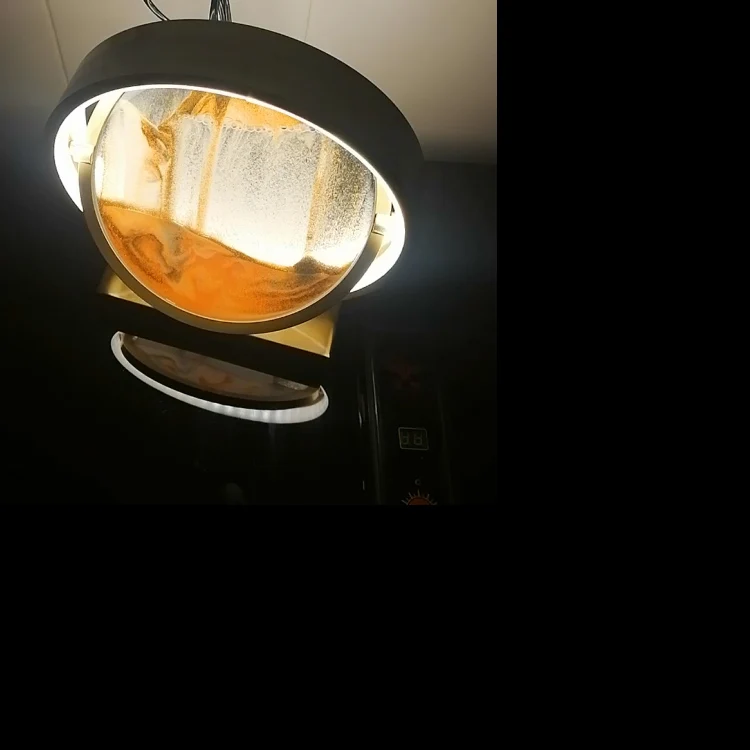 Slow Flow Sand Table Lights Quicksand Painting Hourglass Manual Decoration Color Sandscape Scenery Quicksand Lamp
