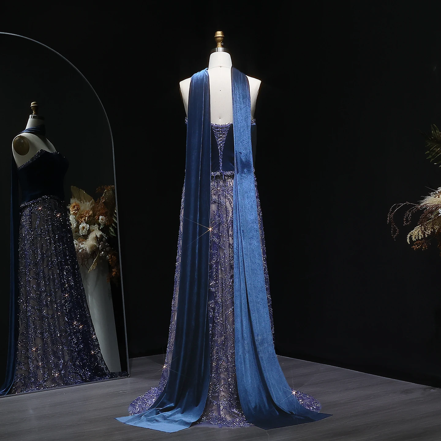 blue paisley maxi dress NOUR BLUE PAISLEY MAXI DRESS