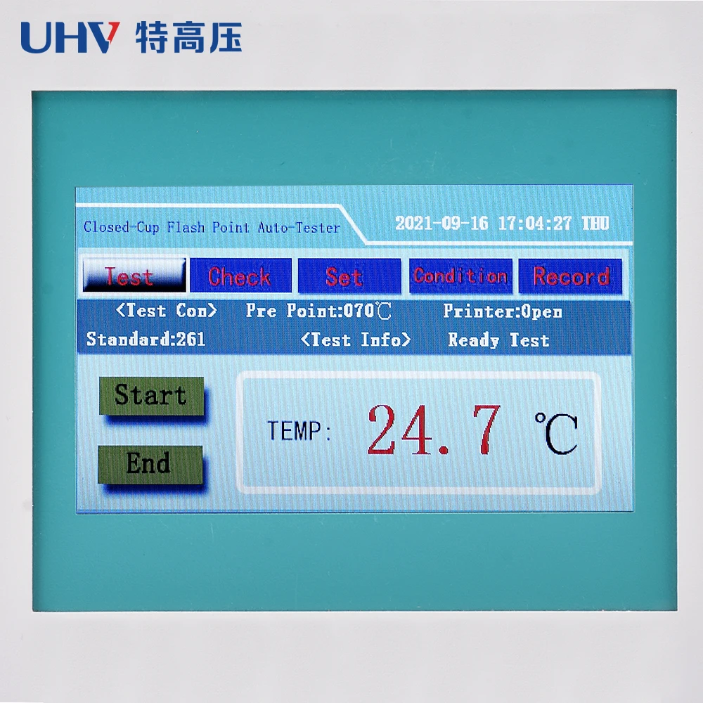 G Uhv650 Fully Automatic Closed Flash Point Tester Domestic Automatic
