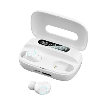 Factory price M9 Tws Wireless Headphone Waterproof LED display Earphone In-ear Headset M9 Earbuds for Smartphone