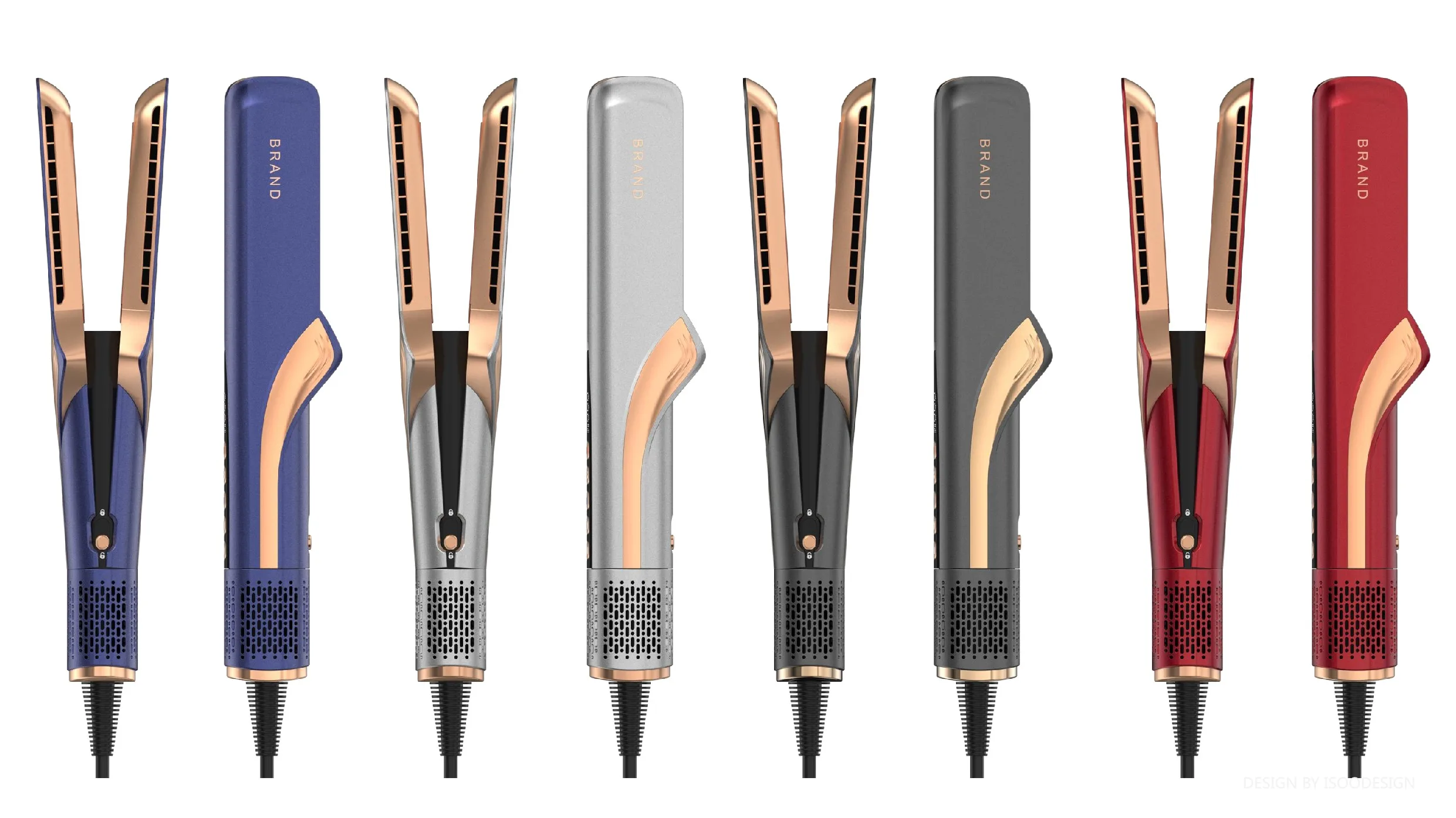 Negative Ion Hiar Straightener September Hot air Styler Iron Function One Step 2 in 1 Hot Hair Styler for Salon
