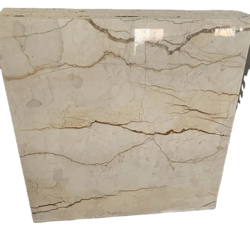 Заводдон түзөлгөн Sofitel Gold мрамор плита, Golden Dragon мрамор плиткалары ичке стеналар жана эстетикалык пол үчүн, кристалл кварцит