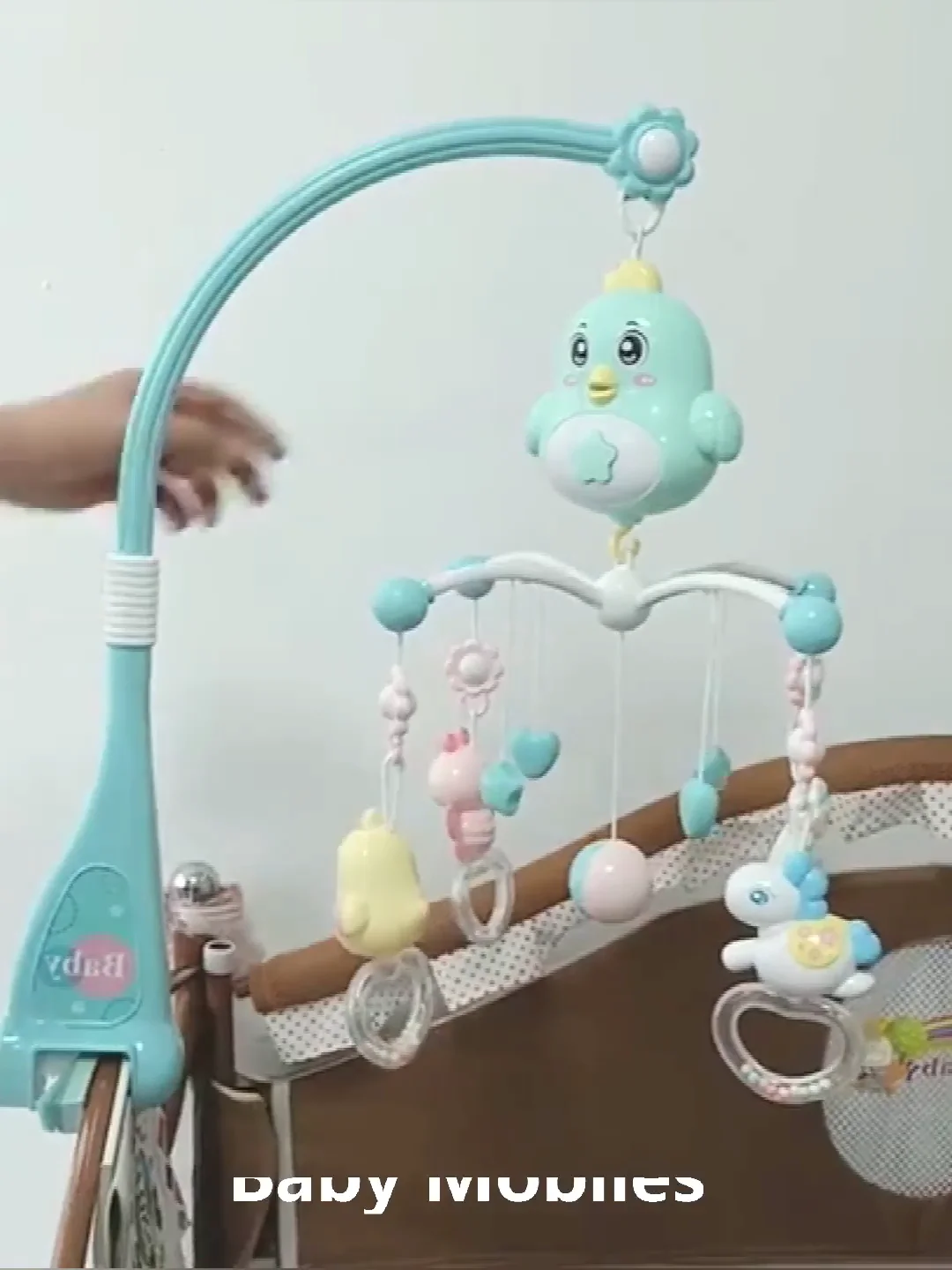 360 Rotation Projector Baby Toddler Crib Mobile Baby Mobiles Toys With