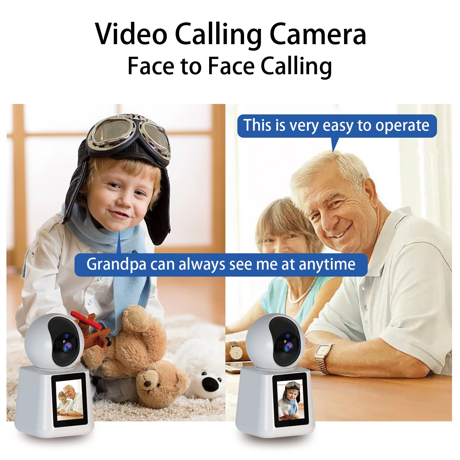 V360pro Ptz Video Calling Camera All Round Monitor Baby Elderly Easy