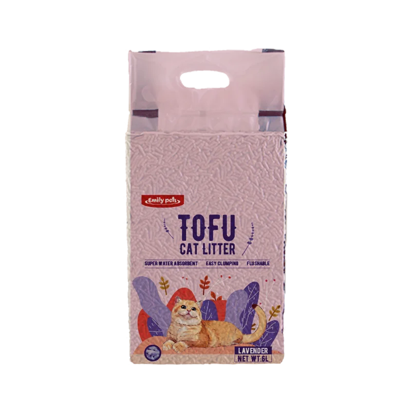 Emily Pets Original Flushable Tofu Cat Litter 6l Ecofriendly Green Tea