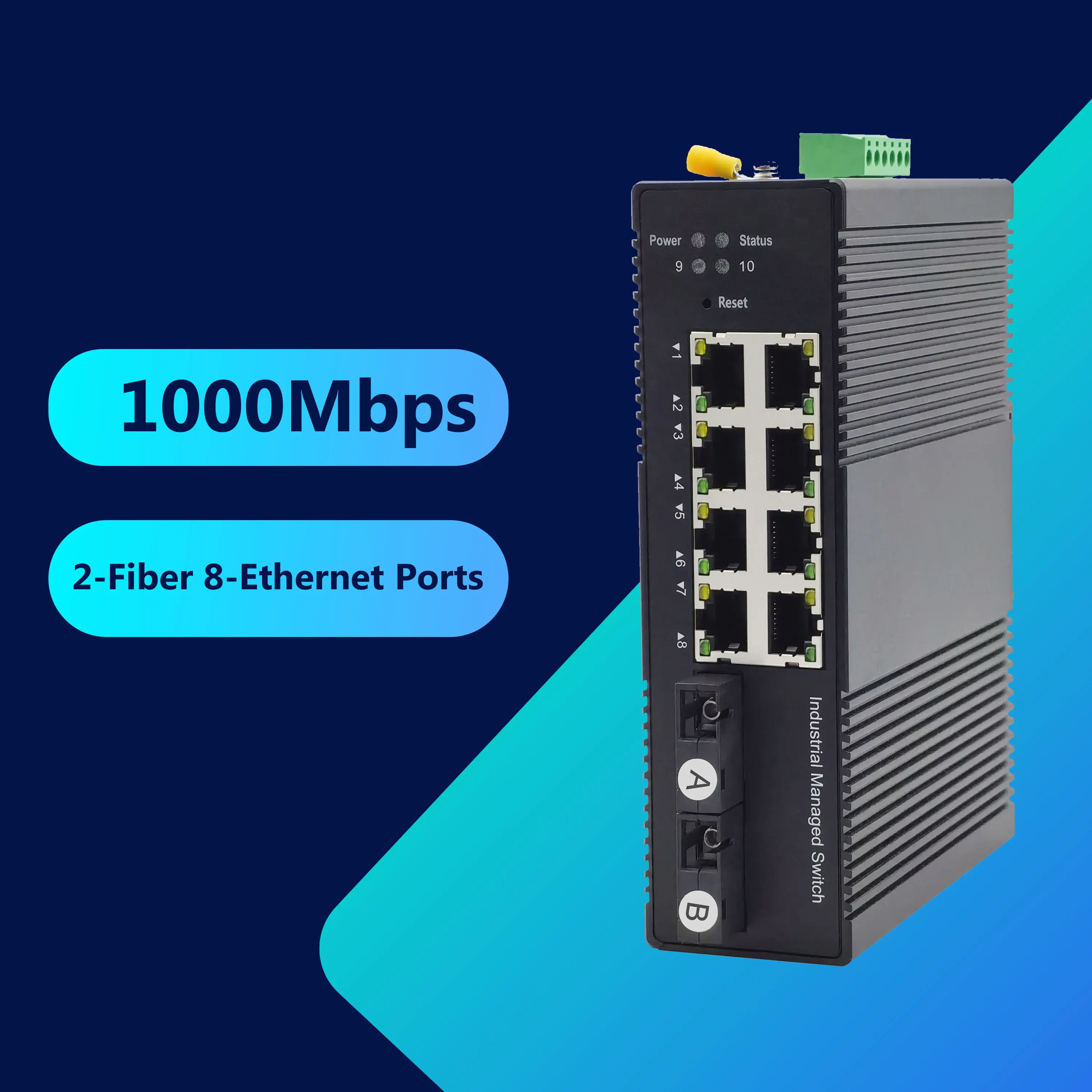 Complete L2+/L3 Features Gigabit PoE+ Managed Switch with Dual Fiber Uplinks for High-Density IP Camera & Wireless AP Deployment