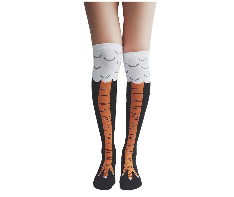 thumbnail image 2 of 2-Pack Chicken Leg Socks Womens Mens Novelty Funny 2 of 12