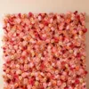 pink blossoms in abundance-elegant deep pink wedding flower wall