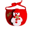 Diseño de muñeco de nieve rojo