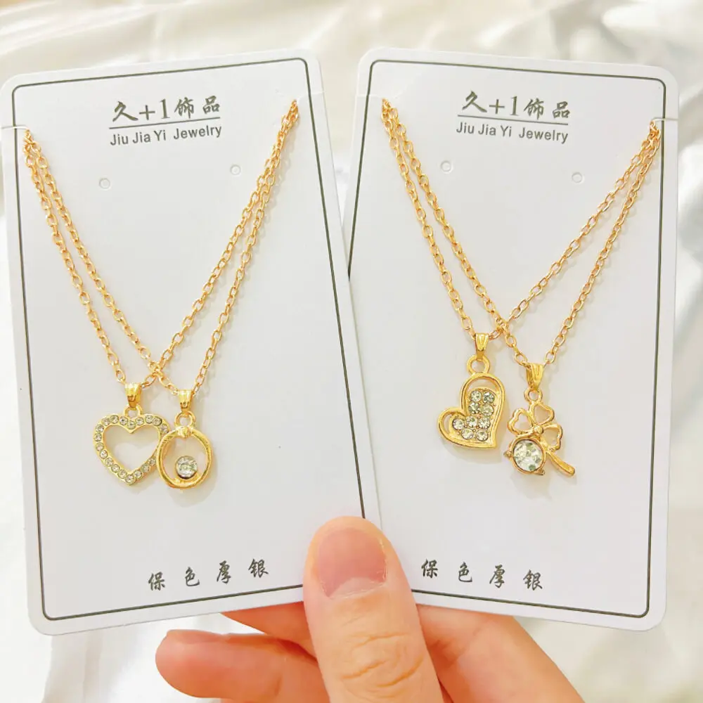 80-150 Pcs 1kg Fashion Jewelry Necklaces Chain Collares Bijoux for Women  Wholesale Zircon Cheap Trendy Design Chaine Au Cou Fem