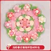 light pink spring daisy coaster material kit