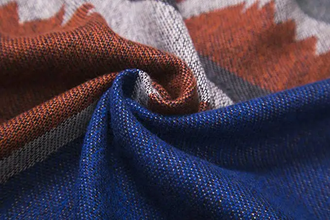 Durable Using Low Price Women and Ladies Wool Cashmere Poncho Knit Blanket Pattern Winter Cape Shawl Poncho for Women