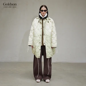 Elegant Reversible Waterproof Down Jacket Women Detachable Collar Short Length Thin Autumn Plain Dyed Technique Windproof