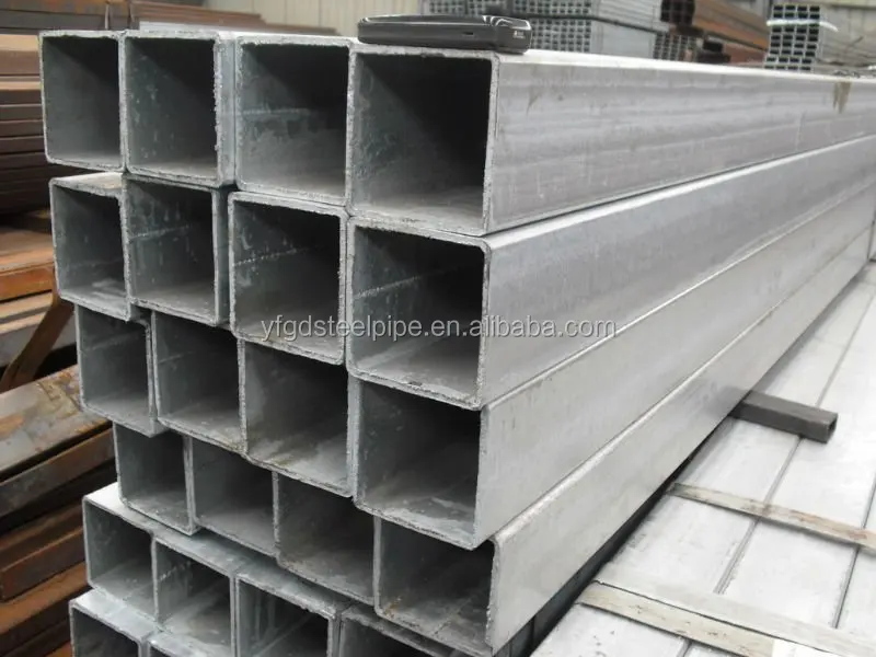 Square and Rectangular Hollow Section Metalon Galvanizado 20x20
