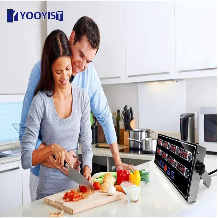 YOOYIST 4-channel Multiple Kitchen Timers Efficient for Baking 