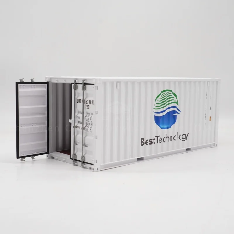 【LA】Fabbrica Modello di Contenitore O.A.S., Scatole per Spedizione Artigianali su Misura, Scala 1:20, Miglior Modello di Contenitore