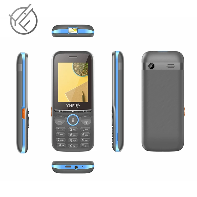 Low Price Dual SIM Card  Key Loudspeaker Big Smartphones Android Button Mobile Phone