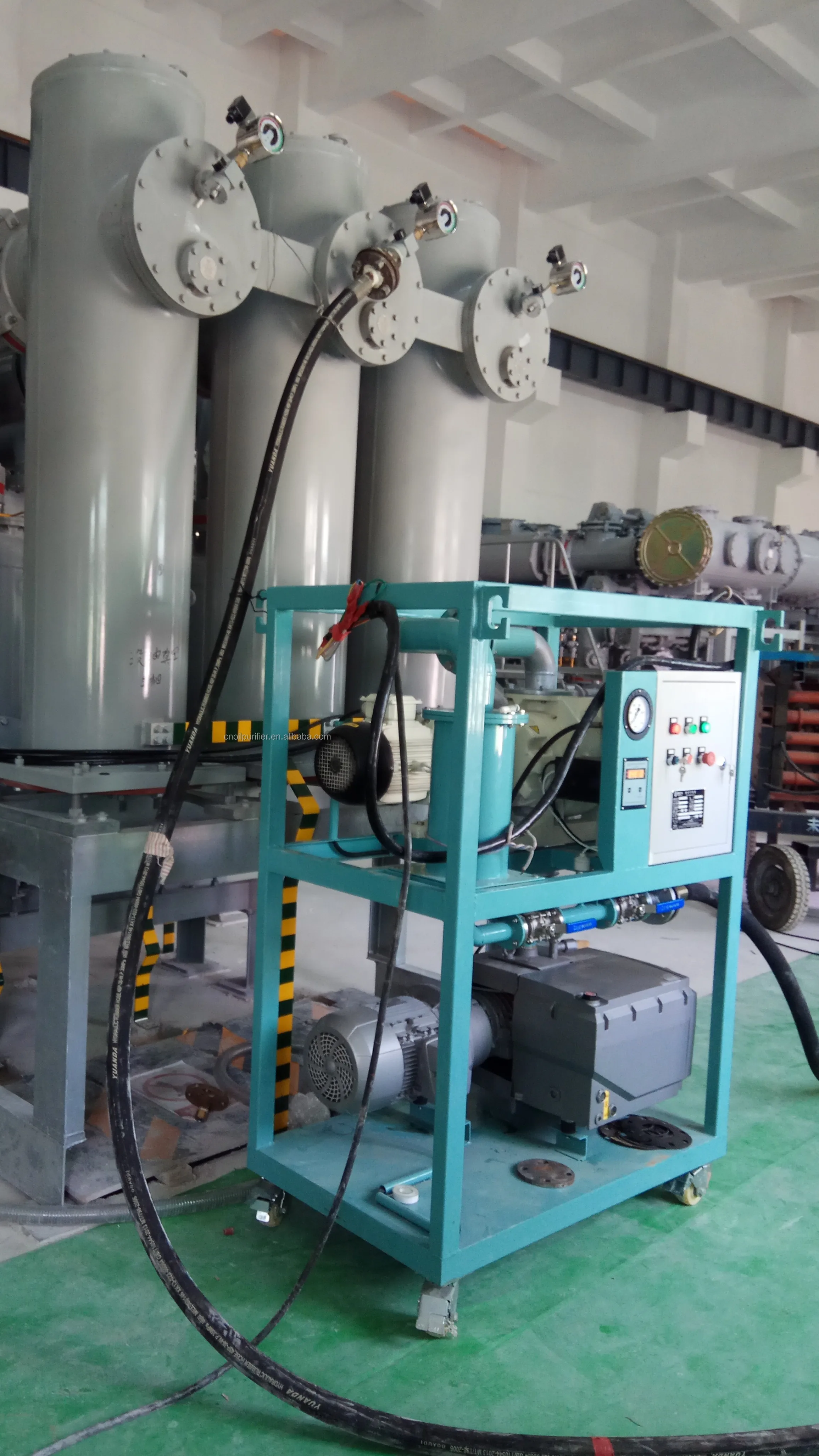 High Vacuum Pump Drying Evacuation Unit To Improve Transformer