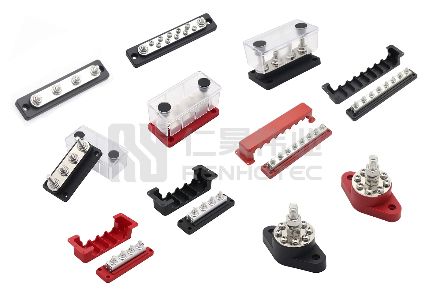 Heavy Duty 300A 48V Bus Bar Power Distribution Block Ground Busbar Box ...