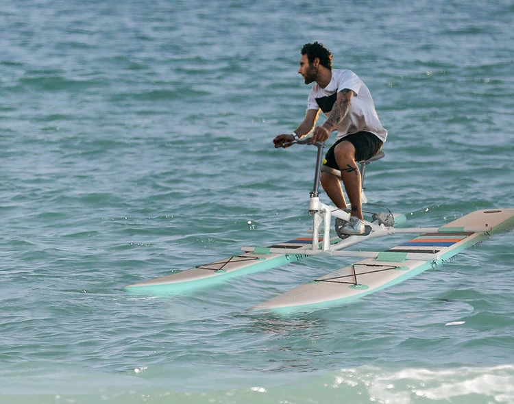 Zebec Inflatable Floating Water Bike Pedal Boats for Sale