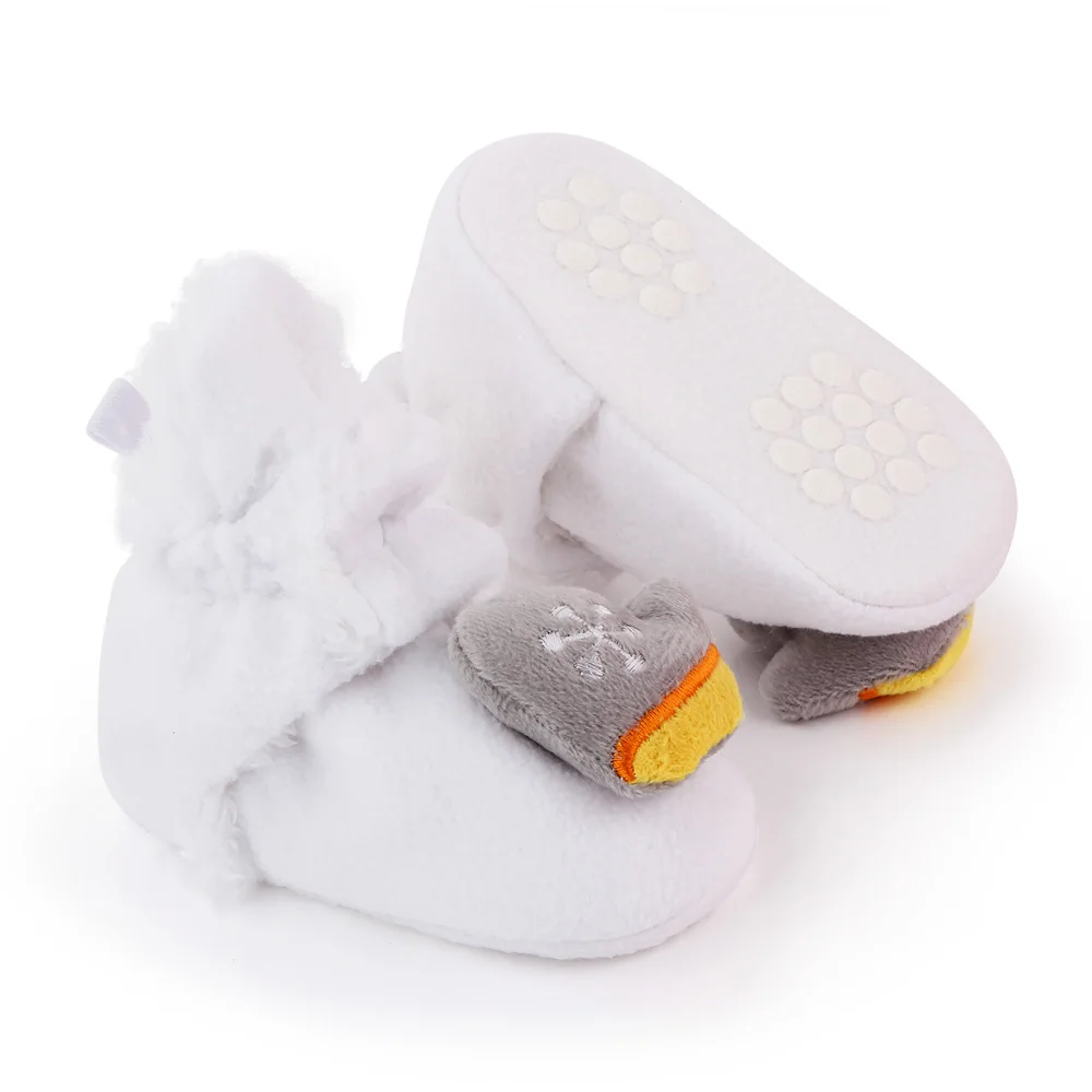 Christmas Autumn and Winter Baby Girls and Boys Soft Soled Cartoon Comfortable Toddler Cotton Shoes factory