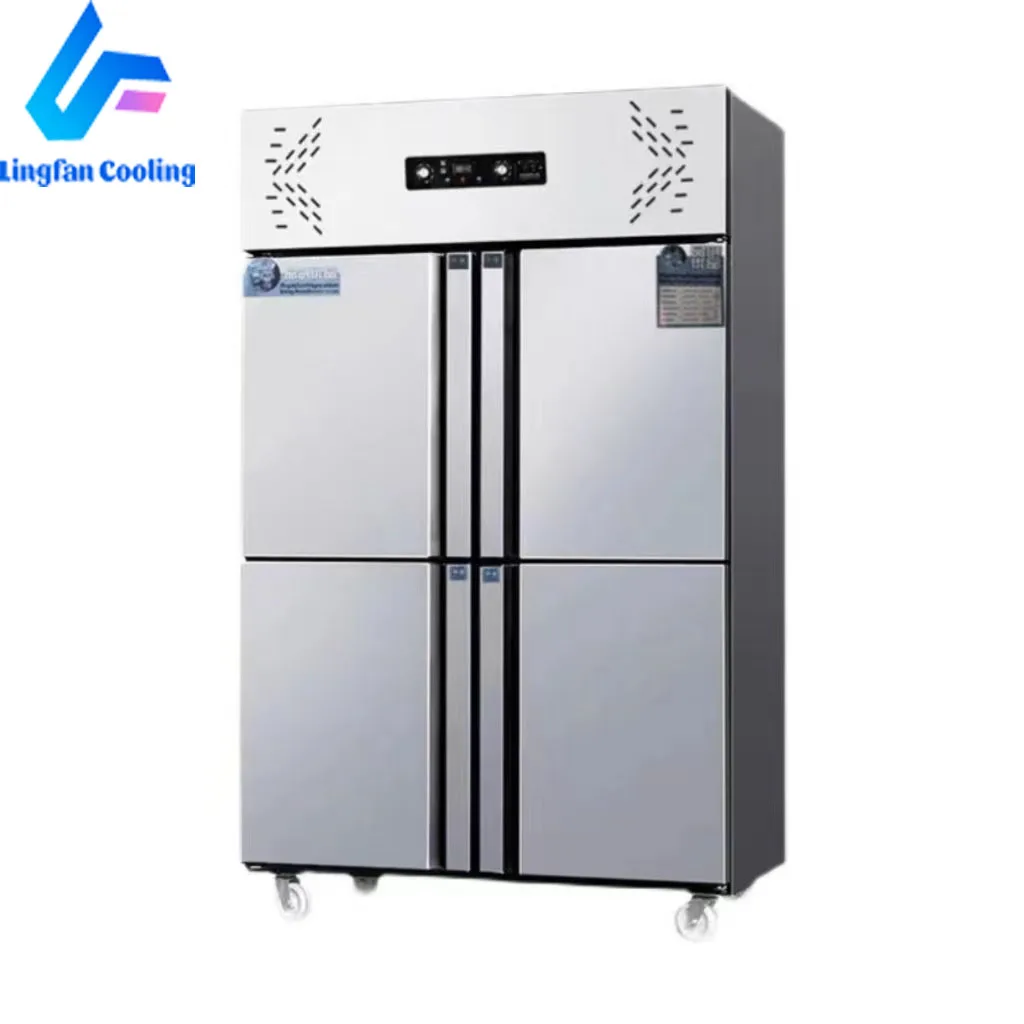 Four-door Refrigerator with Separate Freezer Compartments