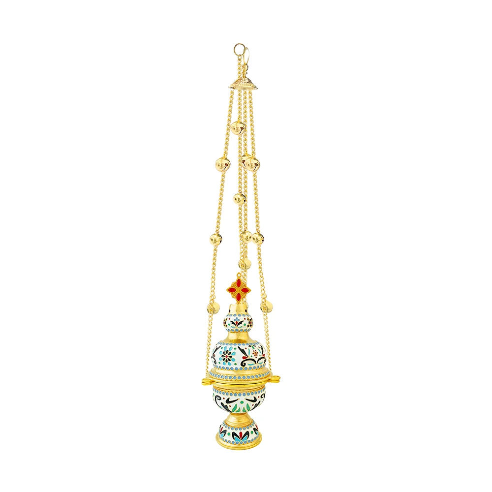 Ht 2024 New Design Church Product Gold Plated Orthodox Catholic Incense