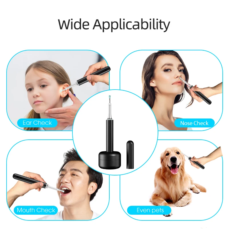 202 ДЛЯ tik tok электронная коммерция Bebird X17pro wifi умный беспроводной Эндоскоп для чистки ушей