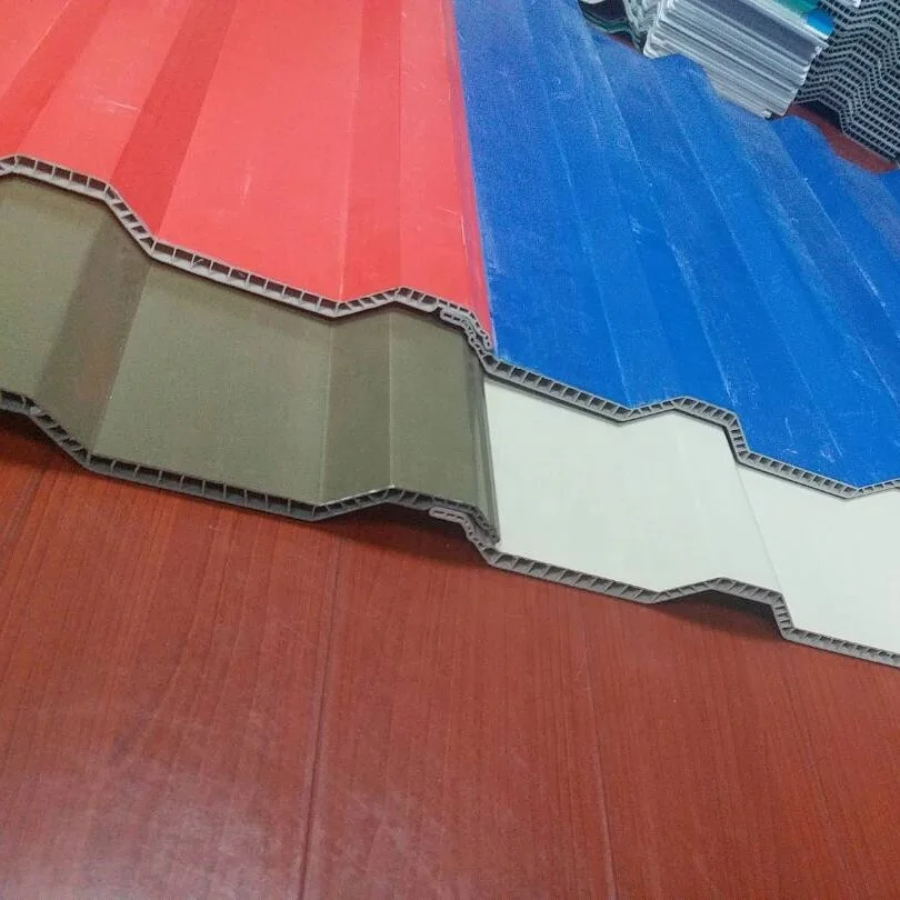 Heat Insulation UPVC Hollow Roof Sheet Anti-corrosion Color Stable 910mm PVC Plastic Hollow Sheet