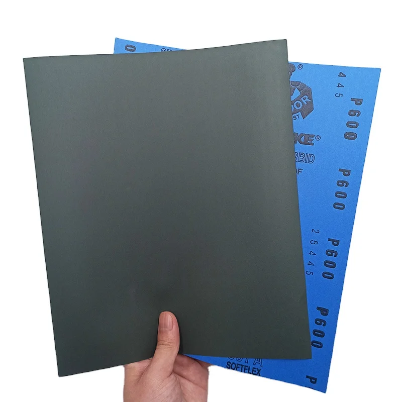 Papier De Verre Humide/sec à Polissage Miroir 230x280mm Avec Outils Abrasifs Grain 220-7000 Ciblés Pour Le Ponçage à L'eau/à Sec