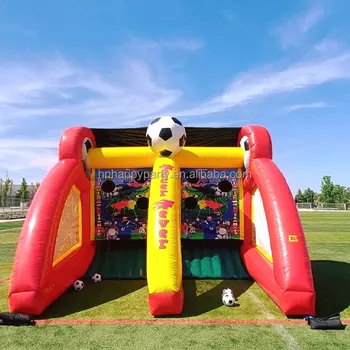 Happy party inflatable bouncy bounce basketball game or pitching game in sale