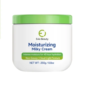 Organic Gentian Extract Face Cream Shea Butter Xylitol Moisturizing Oil-Control Night Use All Skin Types 48H Hydration Lasting