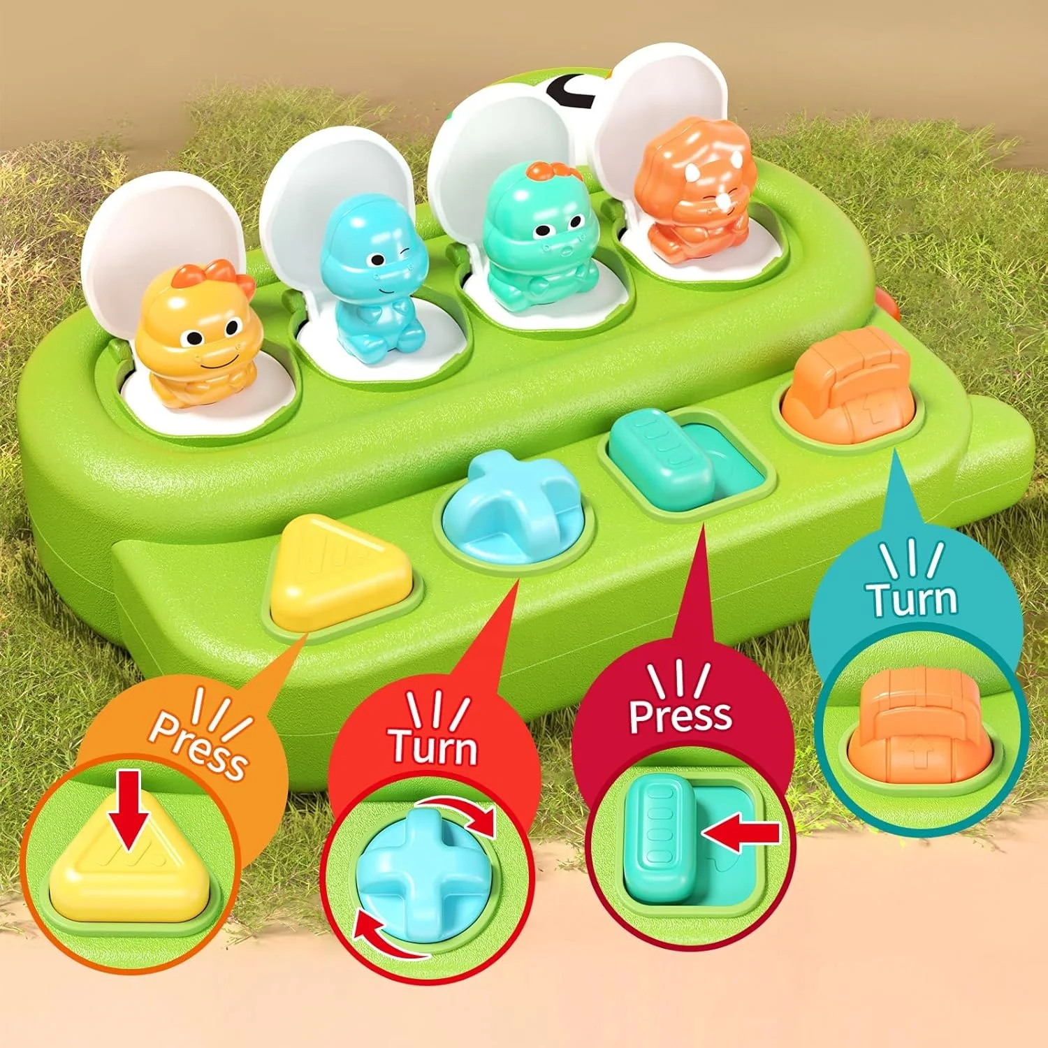 ピンク色のプリンセスおもちゃプラスチックギター楽器
