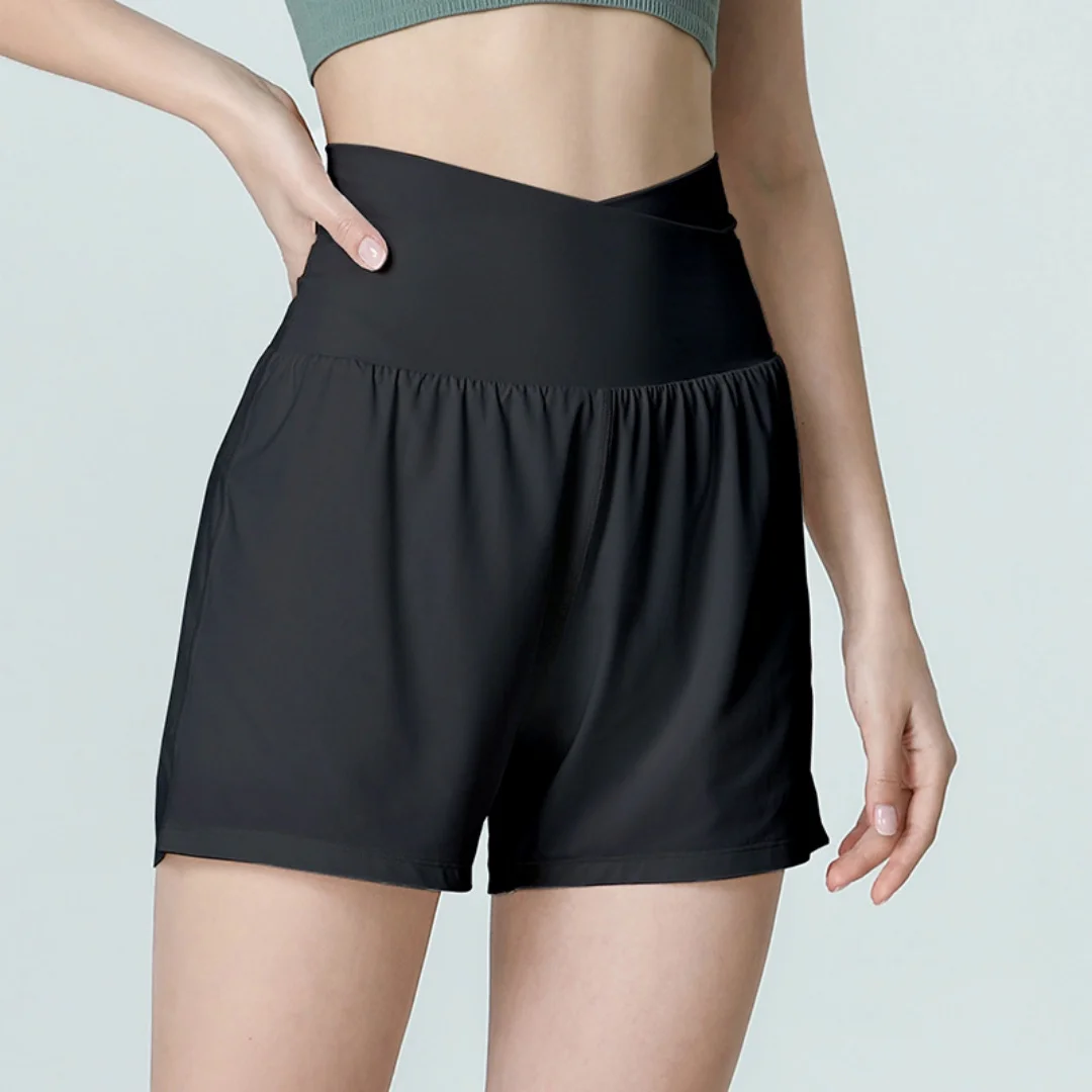 Minimalist Elegant Women Sports Shorts Slim Design Comfortable Breathable Daily Outdoor Casual Polyester/Nylon Printed