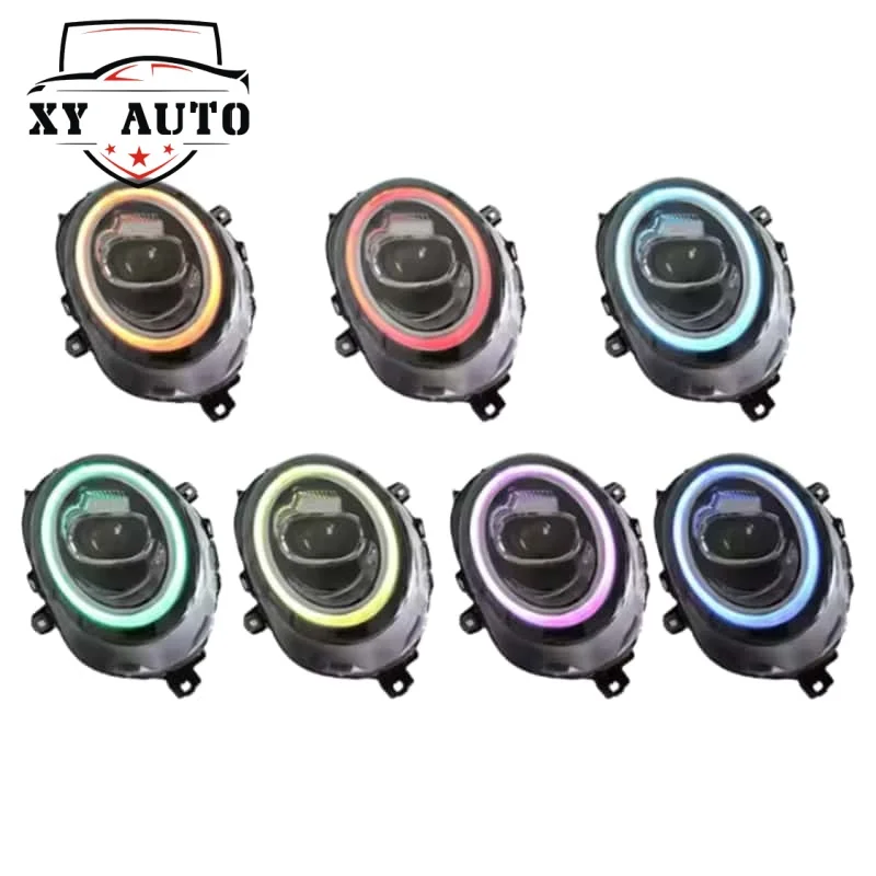 Suitable for BMW Mini Headlight Assembly Conversion 14-22 Mini F55 F56 F57 Light LED Daytime Running Light LED Lens