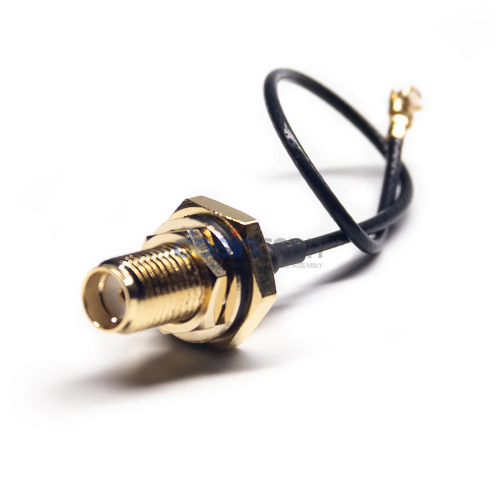 SMAメスバルクヘッドUmcx2.5ケーブル1.37mm同軸RF同軸コネクタ