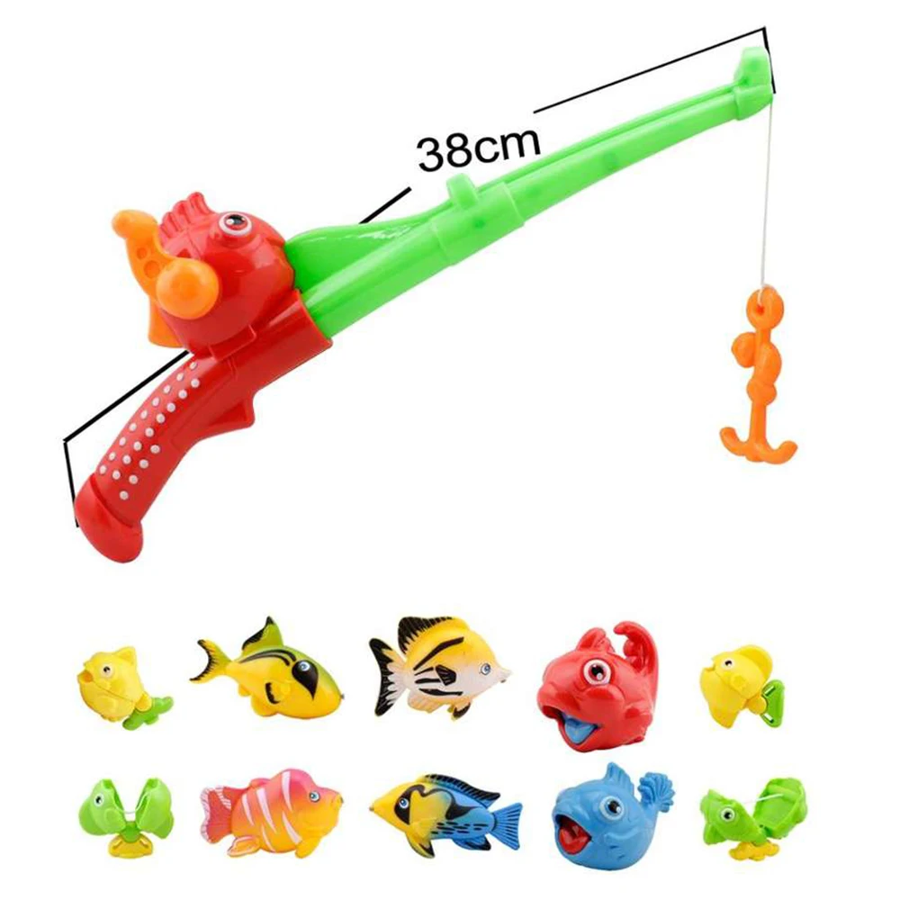 Fishing Rod Little Toy Fish Toy Fishing Pole Fishin' Bath Toy Munchkin