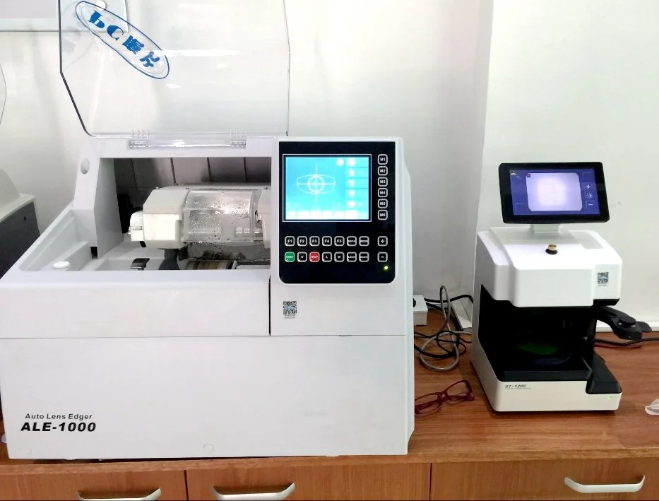 Automatic Lens Edger Machine Optical Laboratory ALE-1000 Patternless Auto Lens Edger