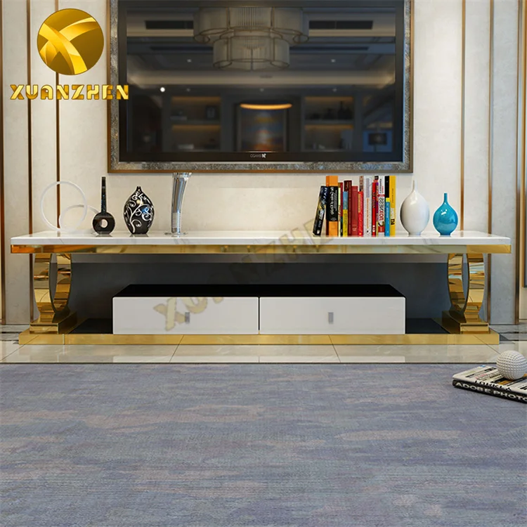 Foshan Xuanzhen Luxury Modern Tv Stands Furniture Tv Stand And Table